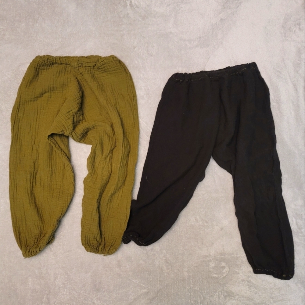 Light muslin cotton mosquito harem pants